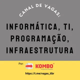 Vagas Emprego TI, infraestrutura e programação — grupo no Telegram